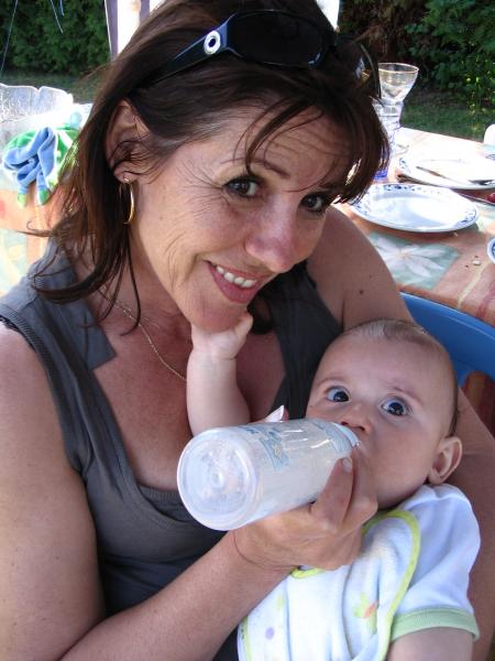 je suis bien avec mamie