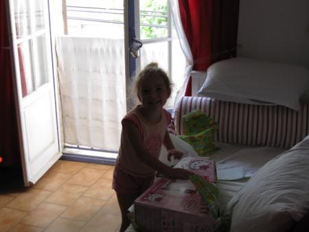 les 4 ans de laura (c'e papa qui a pris la photo)